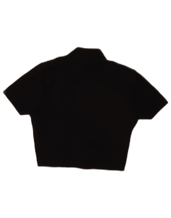 Blusa feminina Zara Top UK 8 pequeno poliéster preto