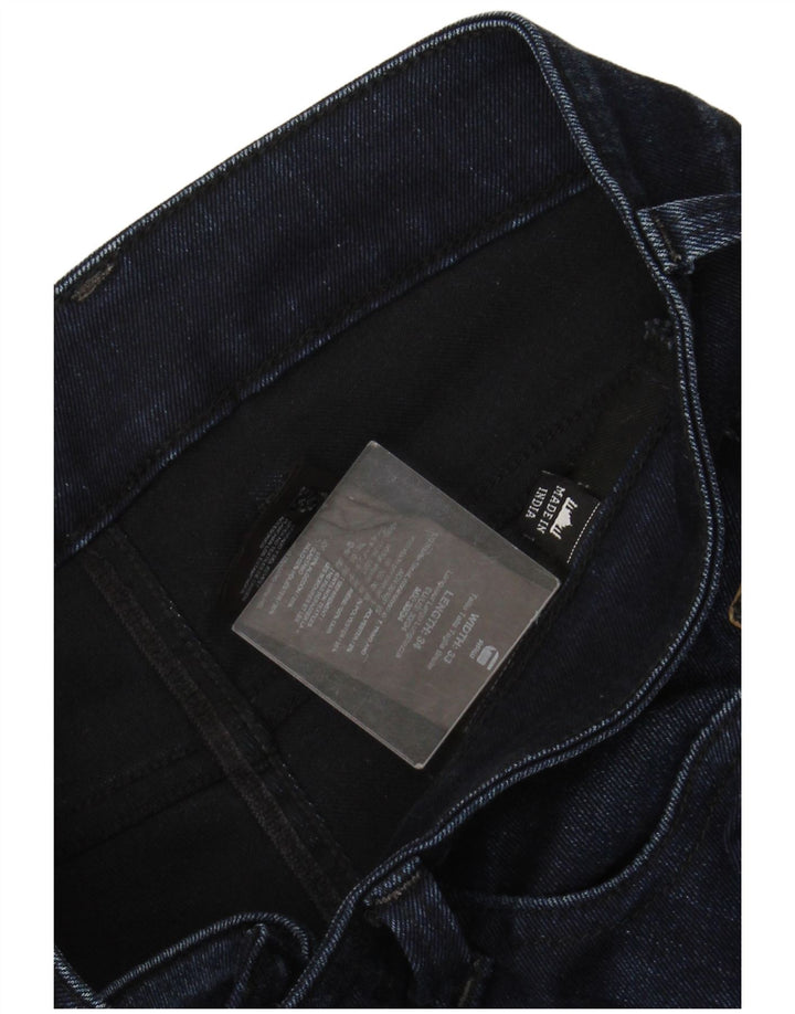 G-STAR Masculino Revend Super Slim Jeans W33 L34 Azul Marinho Algodão