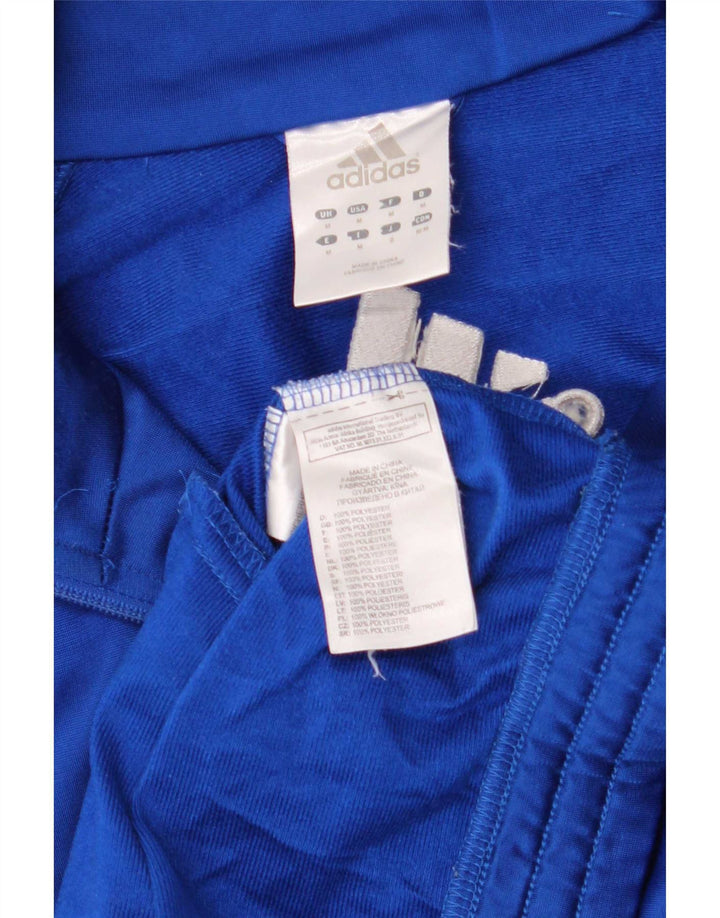Adidas Mens Treino Top Jaqueta Poliéster Azul Médio