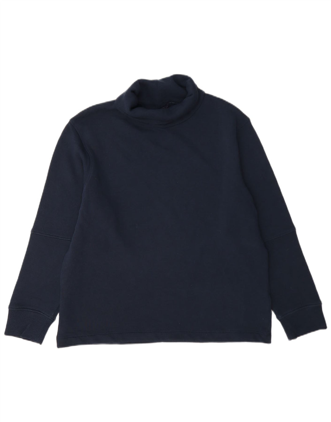 Suéter feminino Marks & Spencer com gola redonda e gola redonda Reino Unido 12 médio azul marinho