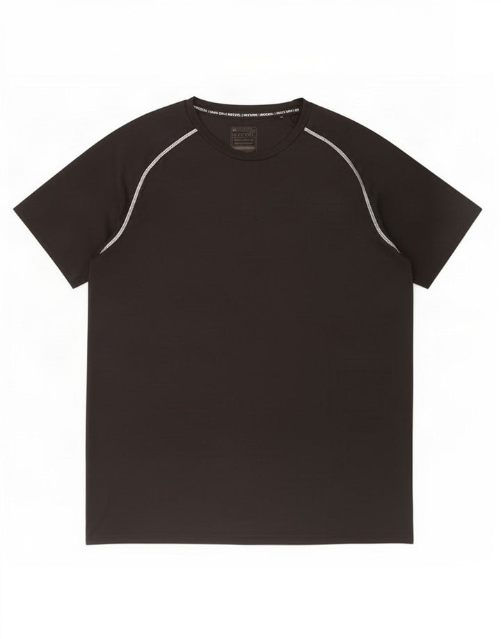Camiseta masculina Mountain Warehouse grande poliéster preto