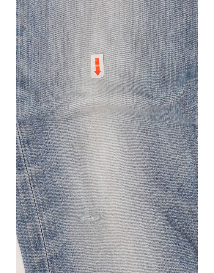 LEE Womens Luke Skinny Jeans W28 L34 Azul Algodão