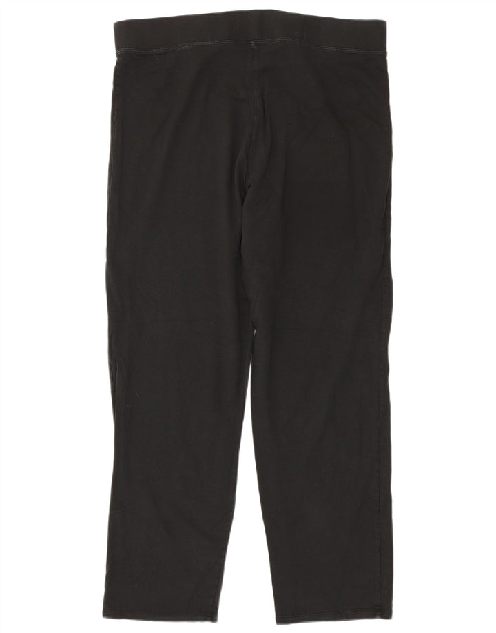 Leggings femininos MARKS & SPENCER UK 18 XL algodão preto