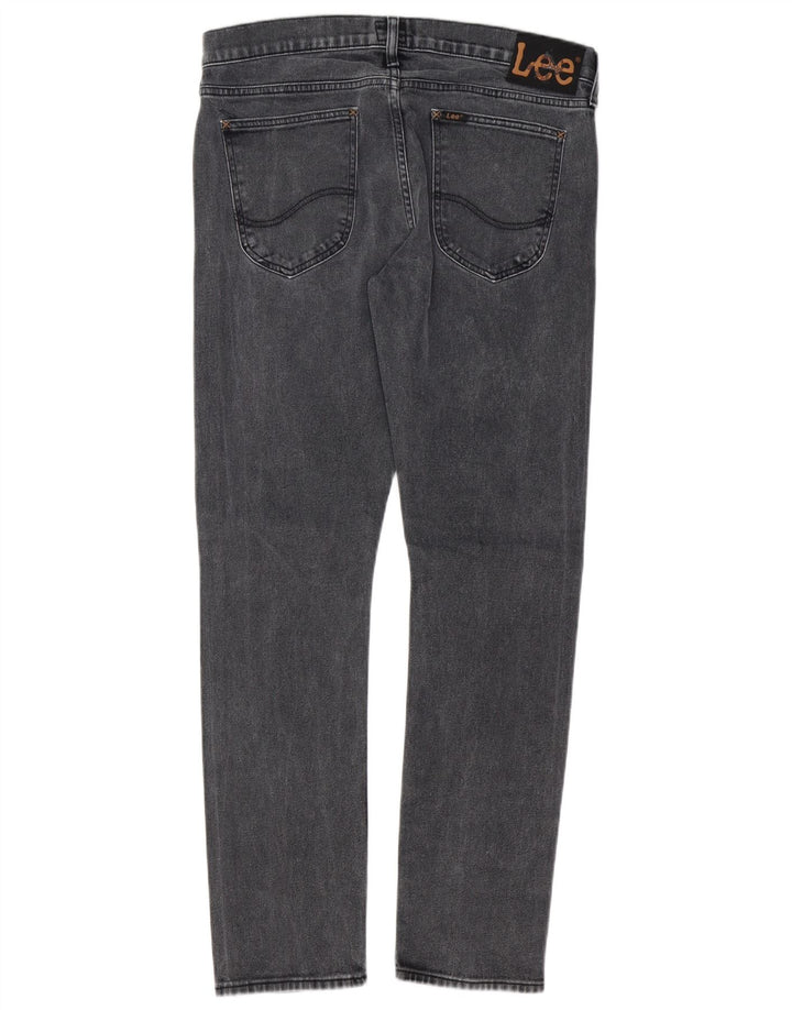 Lee Mens Luke Slim Jeans W33 L30 Cinza Algodão