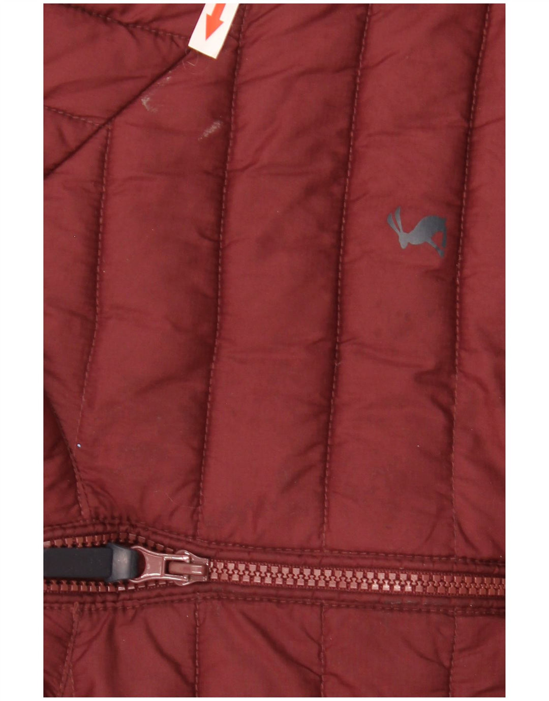 Jaqueta acolchoada masculina Joules UK 38 poliéster marrom médio