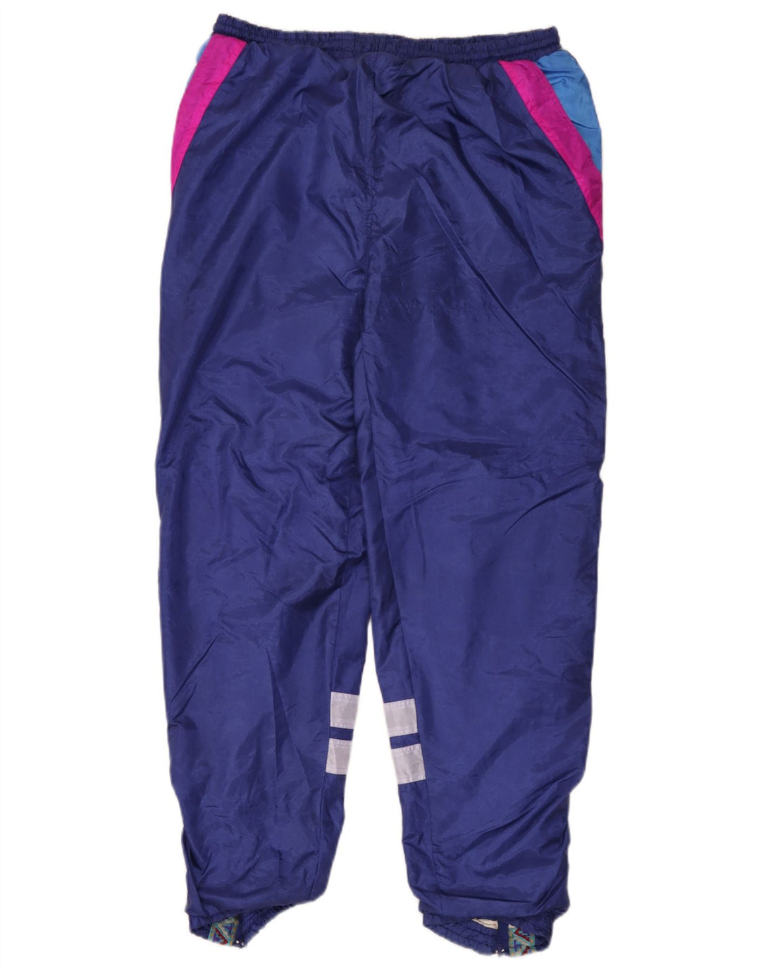Vince Mens Calças de treino Joggers Pequeno Azul Colourblock Poliamida