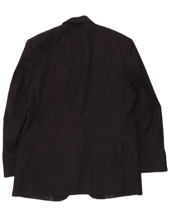 Jaqueta blazer masculina de 2 botões Paul & Shark IT 52 XL azul marinho lã virgem
