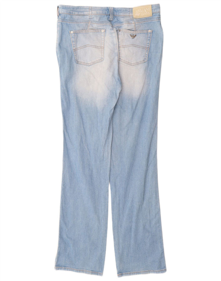 Jeans retos femininos Armani W33 L34 algodão azul