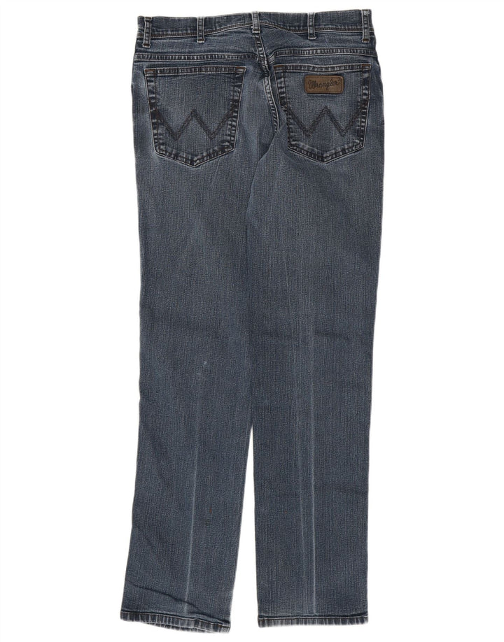 WRANGLER Masculino Texas Straight Jeans W33 L34 Azul