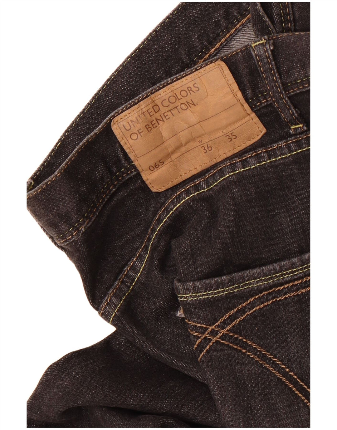 Benetton Jeans Slim Masculino W36 L31 Preto