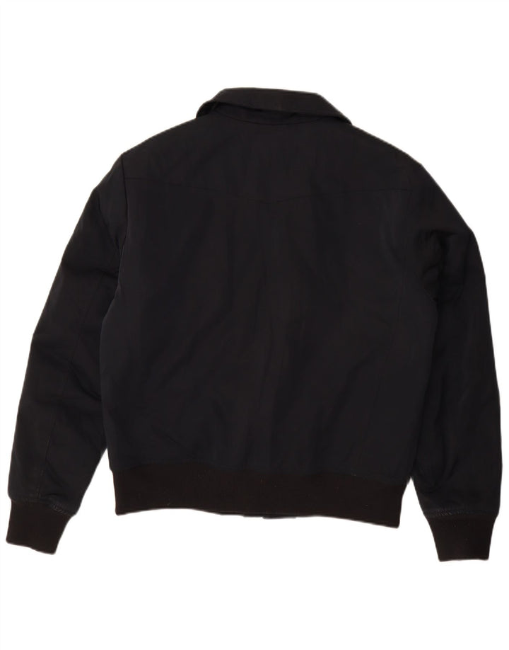 Jaqueta bomber masculina Calvin Klein Jeans Reino Unido 36 poliéster preto pequeno