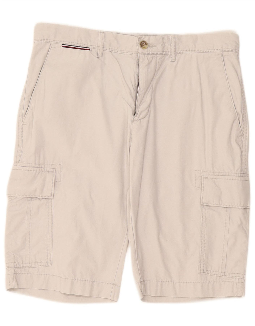 Shorts cargo masculino TOMMY HILFIGER W31 algodão cinza médio