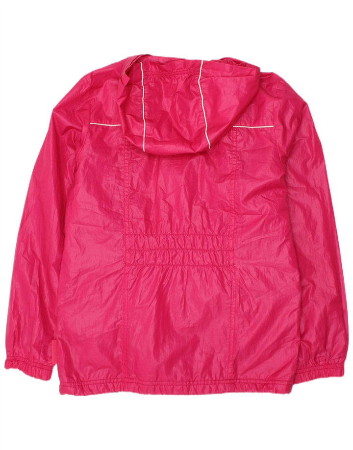 CHAMPION Jaqueta corta-vento com capuz para meninas 9-10 anos poliéster rosa