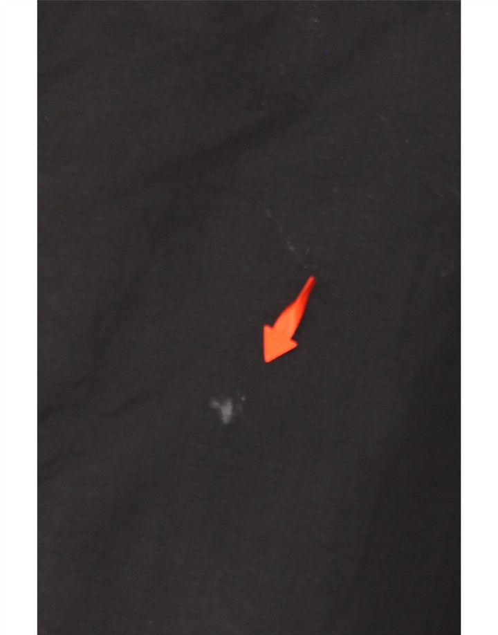 Jaqueta Parka masculina AESSE com capuz UK 40 grande preta