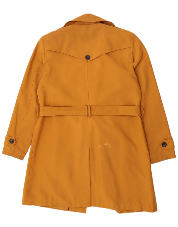 Casaco impermeável masculino Marks & Spencer Reino Unido 16 grande poliéster laranja