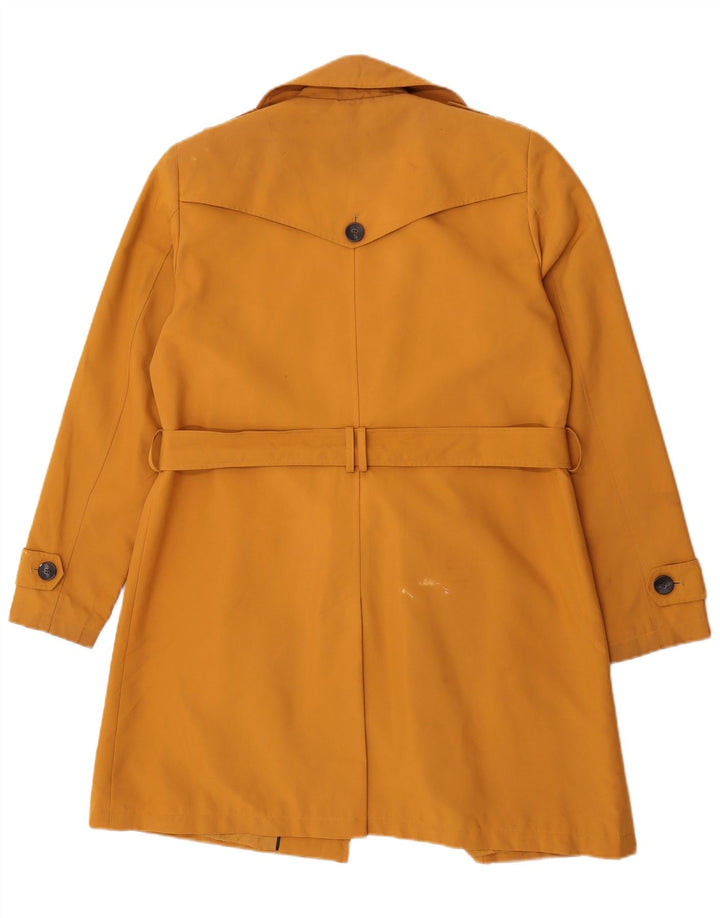 Casaco impermeável masculino Marks & Spencer Reino Unido 16 grande poliéster laranja