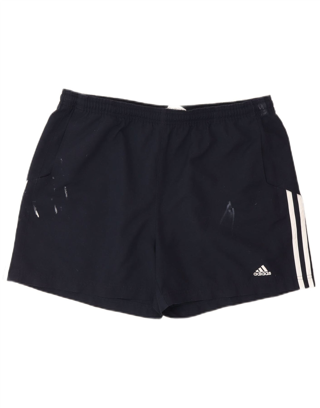 Shorts esportivos femininos Adidas UK 18 XL azul marinho poliéster