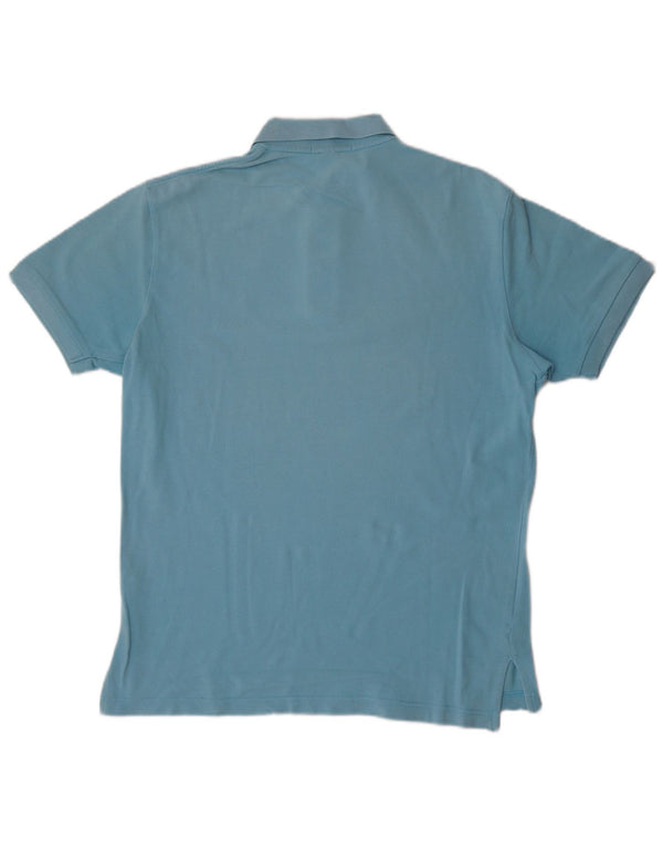 Polo Ralph Lauren Camisa masculina azul médio algodão