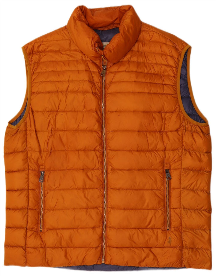 Colete acolchoado masculino Marlboro Classics UK 44 2XL poliamida marrom