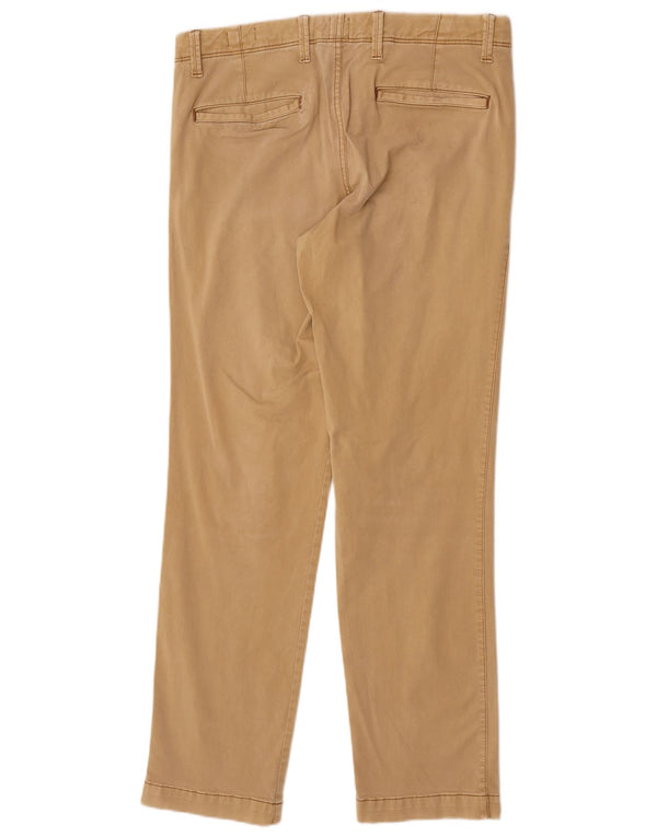 Calça Chino Reta Masculina Gap W32 L32 Algodão Bege