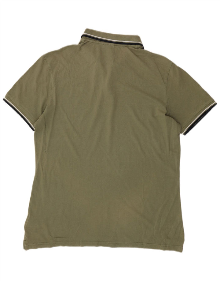 Camisa polo masculina DIADORA 2XL algodão verde