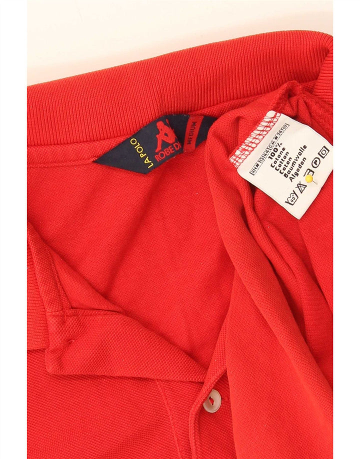 Camisa polo masculina Kappa médio algodão vermelho