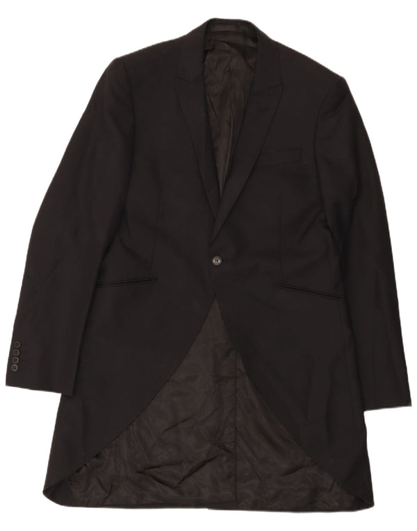 Jaqueta Blazer Marks & Spencer Masculina Autograph 1 Botão Reino Unido 40 Médio Preto
