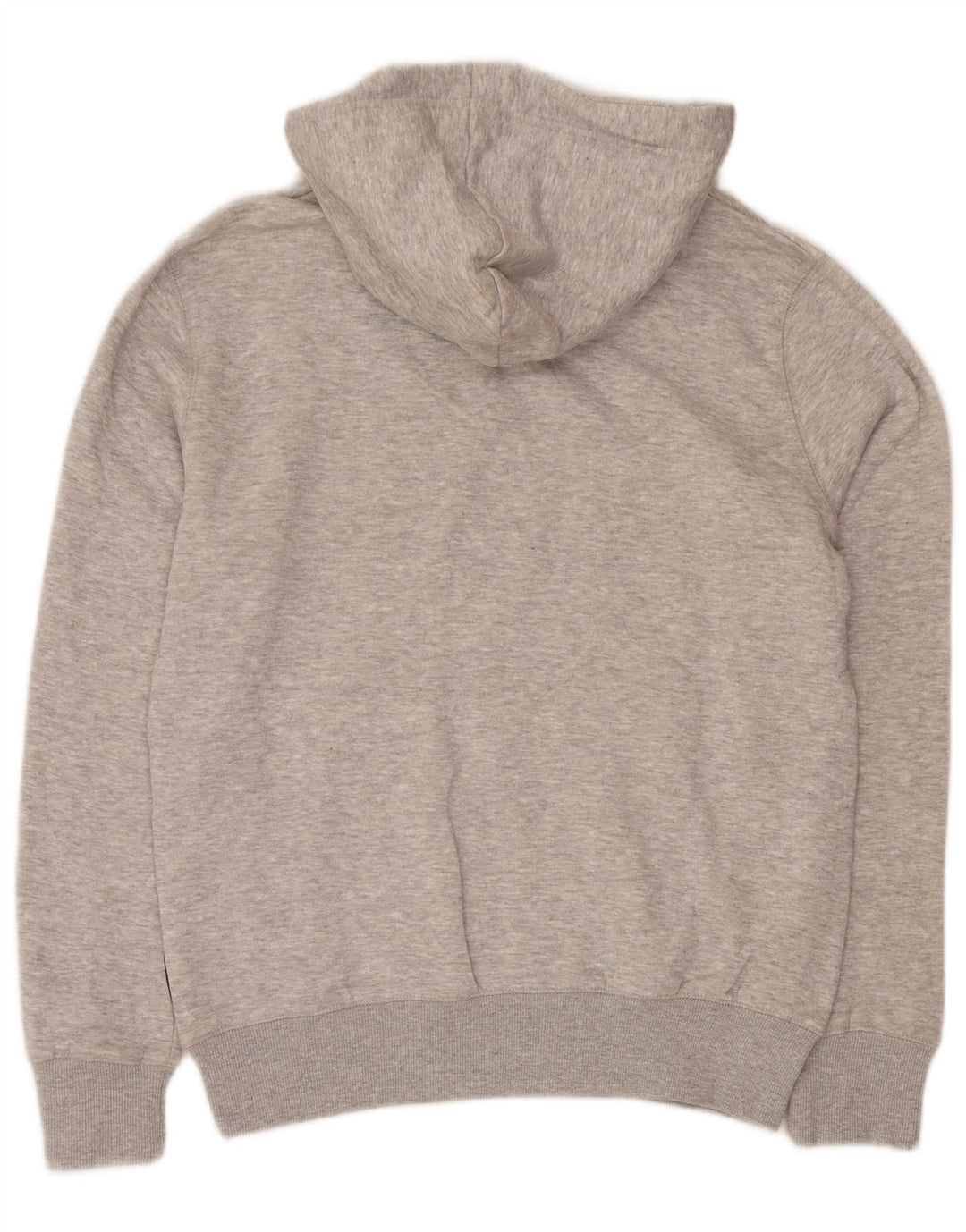 Jumper com capuz masculino French Connection pequeno algodão manchado cinza