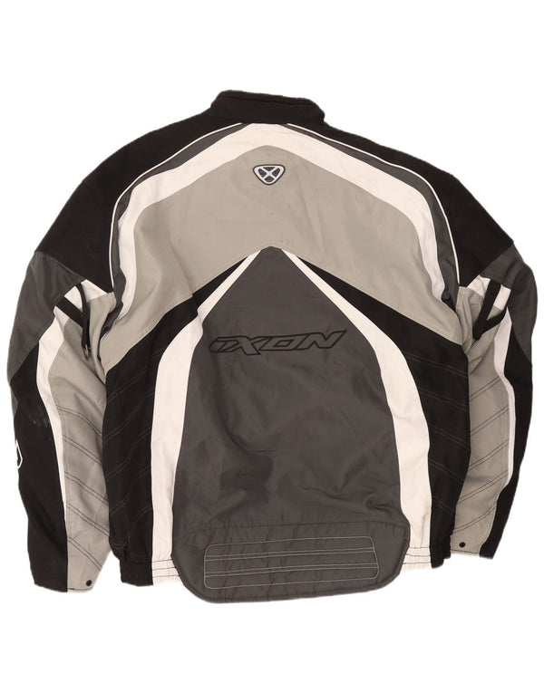 Jaqueta masculina Ixon Graphic Racer UK 50 5XL cinza bloco colorido