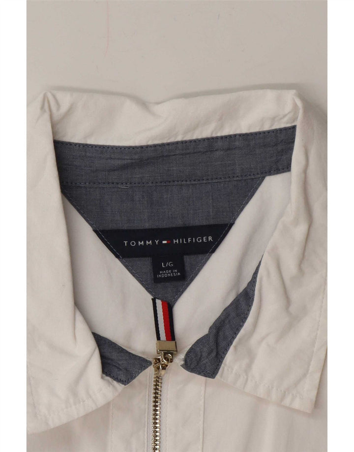 Pulôver feminino Tommy Hilfiger UK 16 grande branco