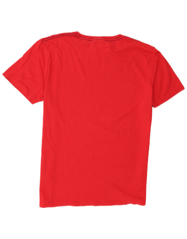 Camiseta masculina gráfica Gant Top XL algodão vermelho