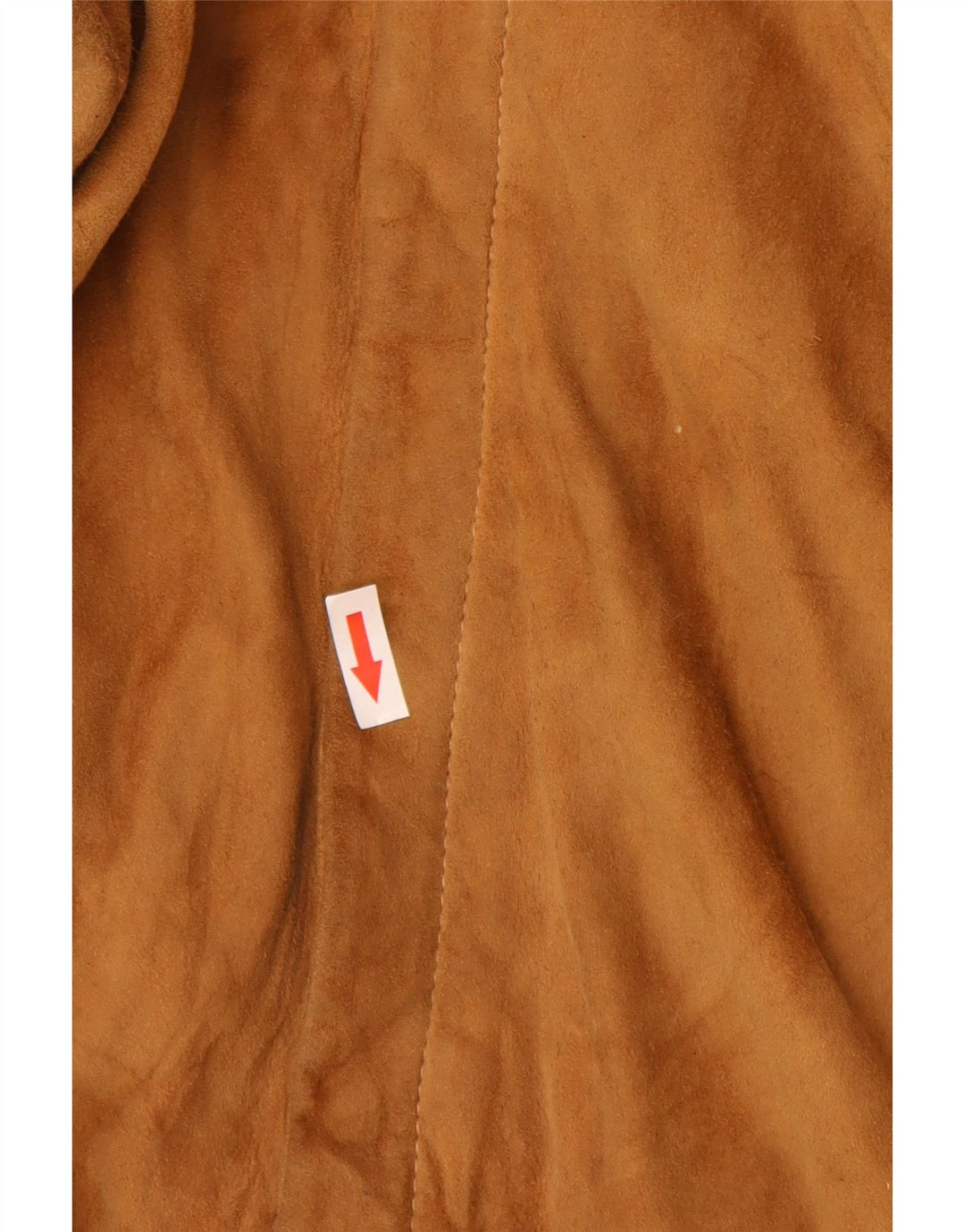 Jaqueta bomber masculina vintage de camurça UK 38 marrom médio