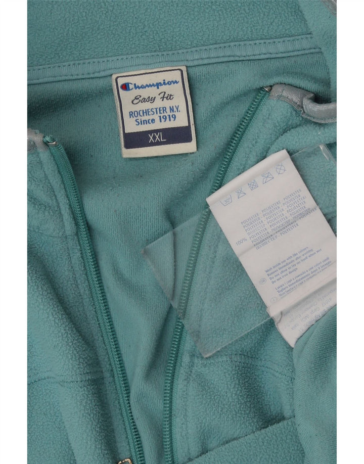 Jaqueta feminina de lã Champion Easy Fit UK 20 2XL azul poliéster