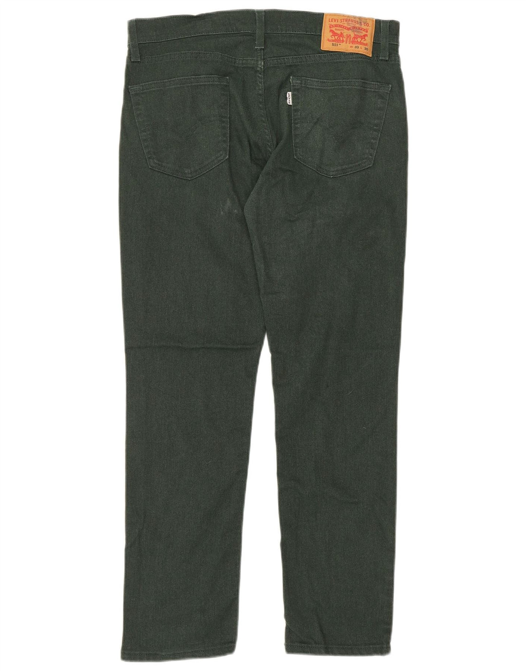 LEVI'S Masculino 511 Slim Jeans W33 L30 Algodão Verde