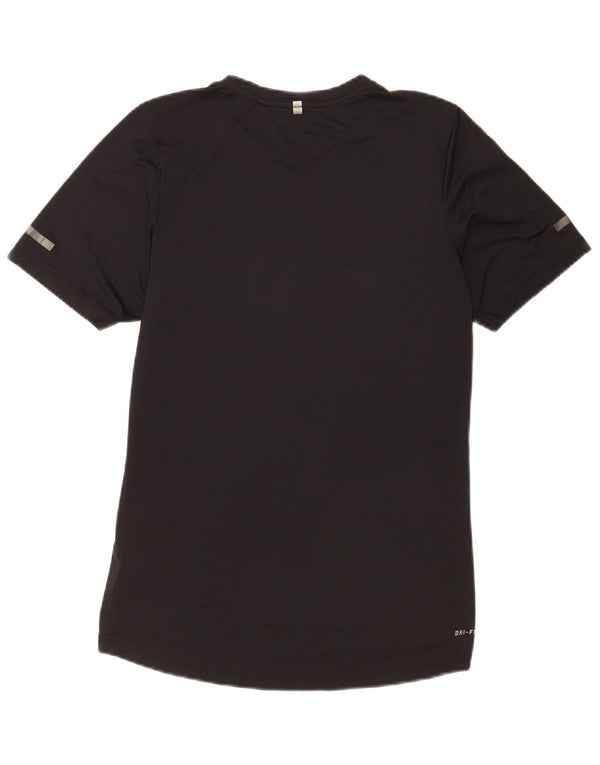 Camiseta Nike Masculina Dri Fit Graphic Top Pequeno Poliéster Preto