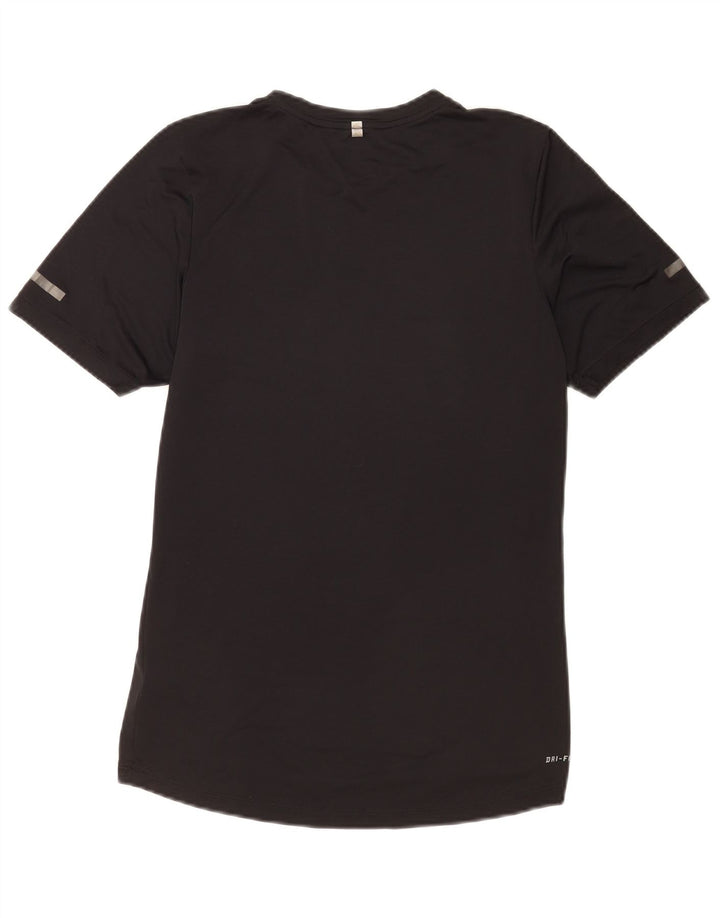 Camiseta Nike Masculina Dri Fit Graphic Top Pequeno Poliéster Preto