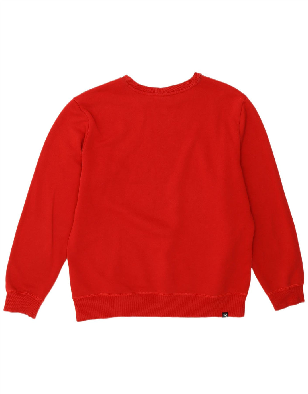 PUMA Mens Graphic Moletom Jumper Grande Vermelho