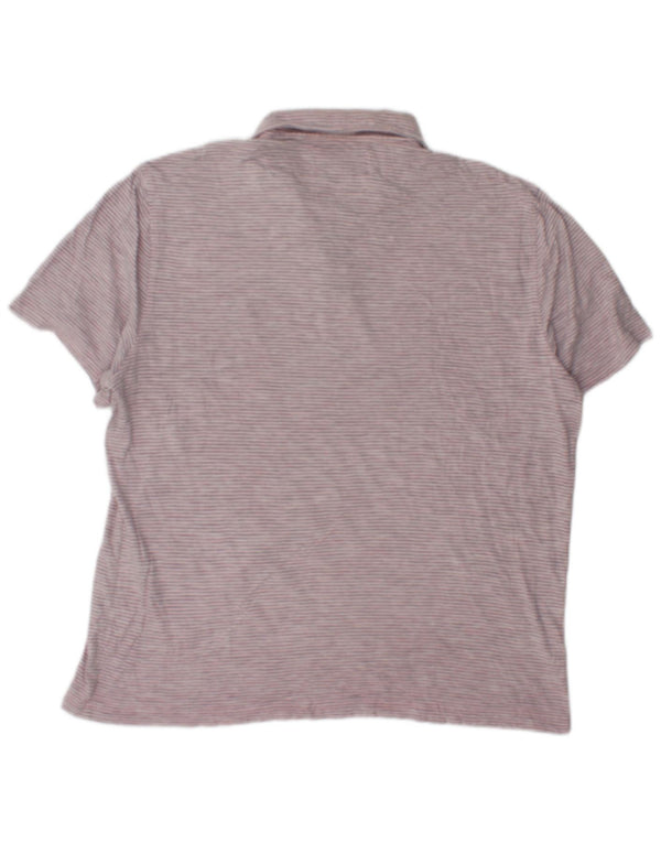 Camisa polo masculina PENGUIN Heritage Slim Fit 2XL listrada roxa