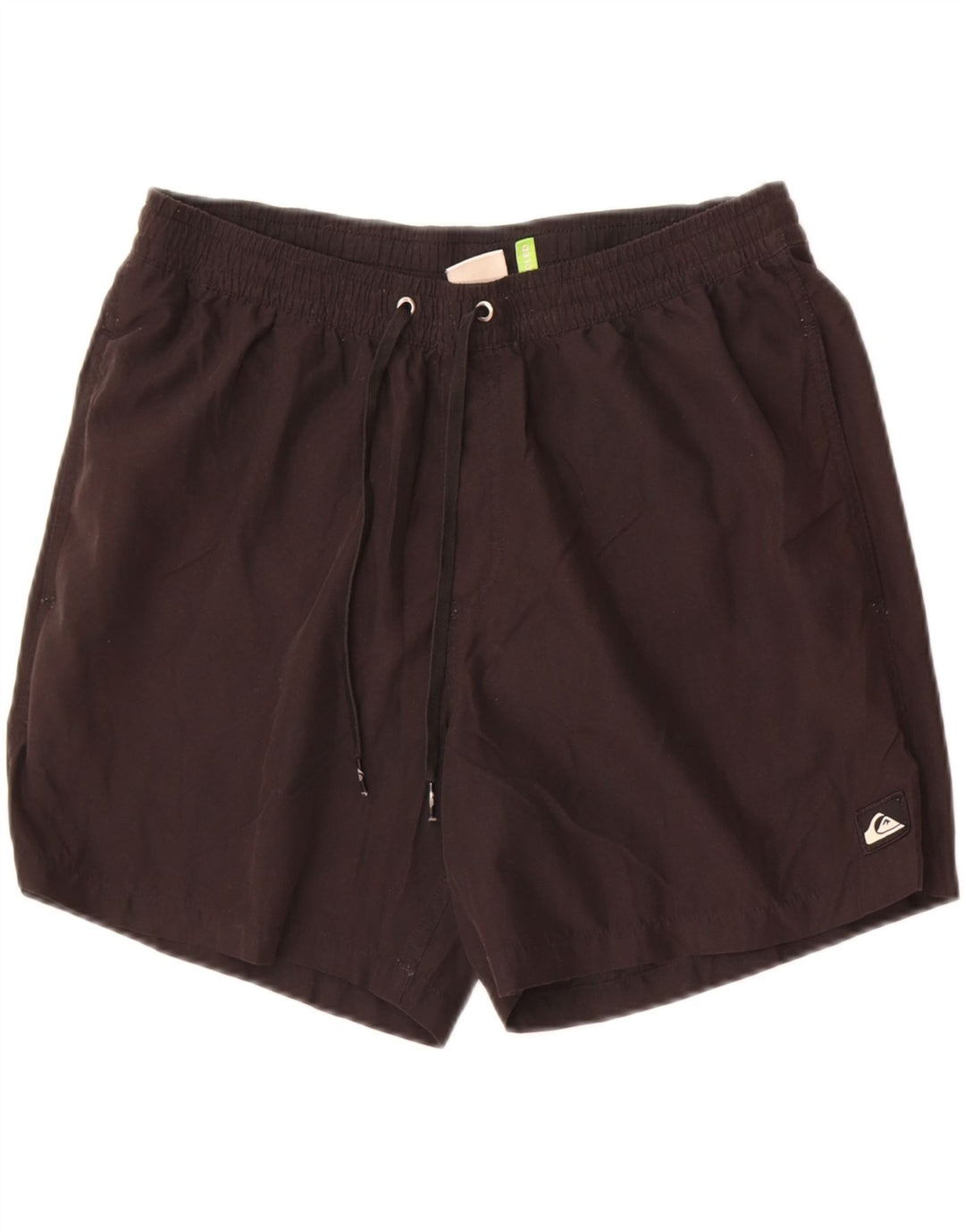 Quiksilver Calção de banho masculino grande poliéster preto
