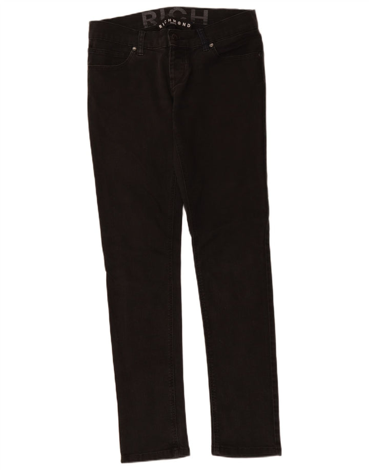 Richmond Womens Slim Jeans W30 L32 Algodão Preto