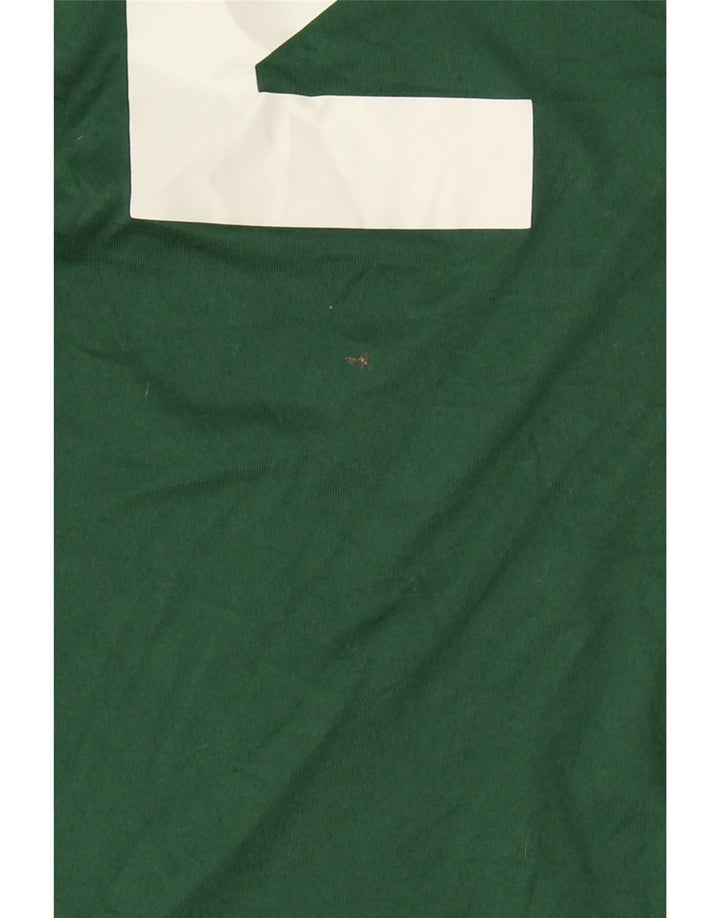 Camiseta Nike Masculina Dri Fit Graphic Top Verde Médio Poliéster