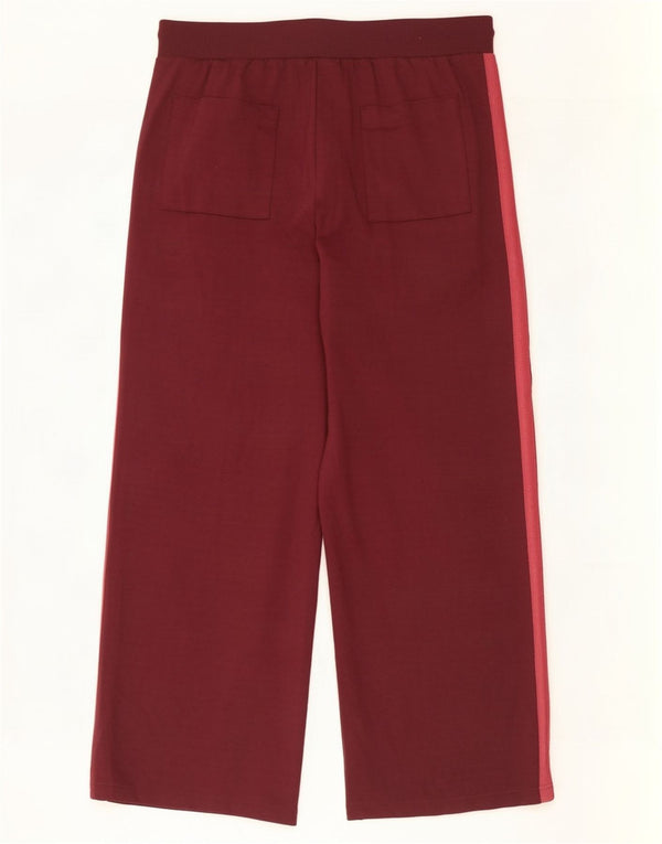 Calça de treino feminina Marks & Spencer Reino Unido 18 XL Borgonha Colorblock