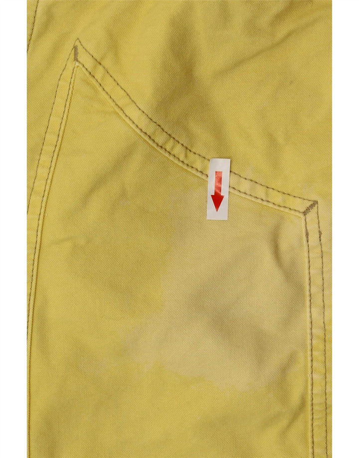 Bermuda masculina Jeckerson W34 grande algodão amarelo