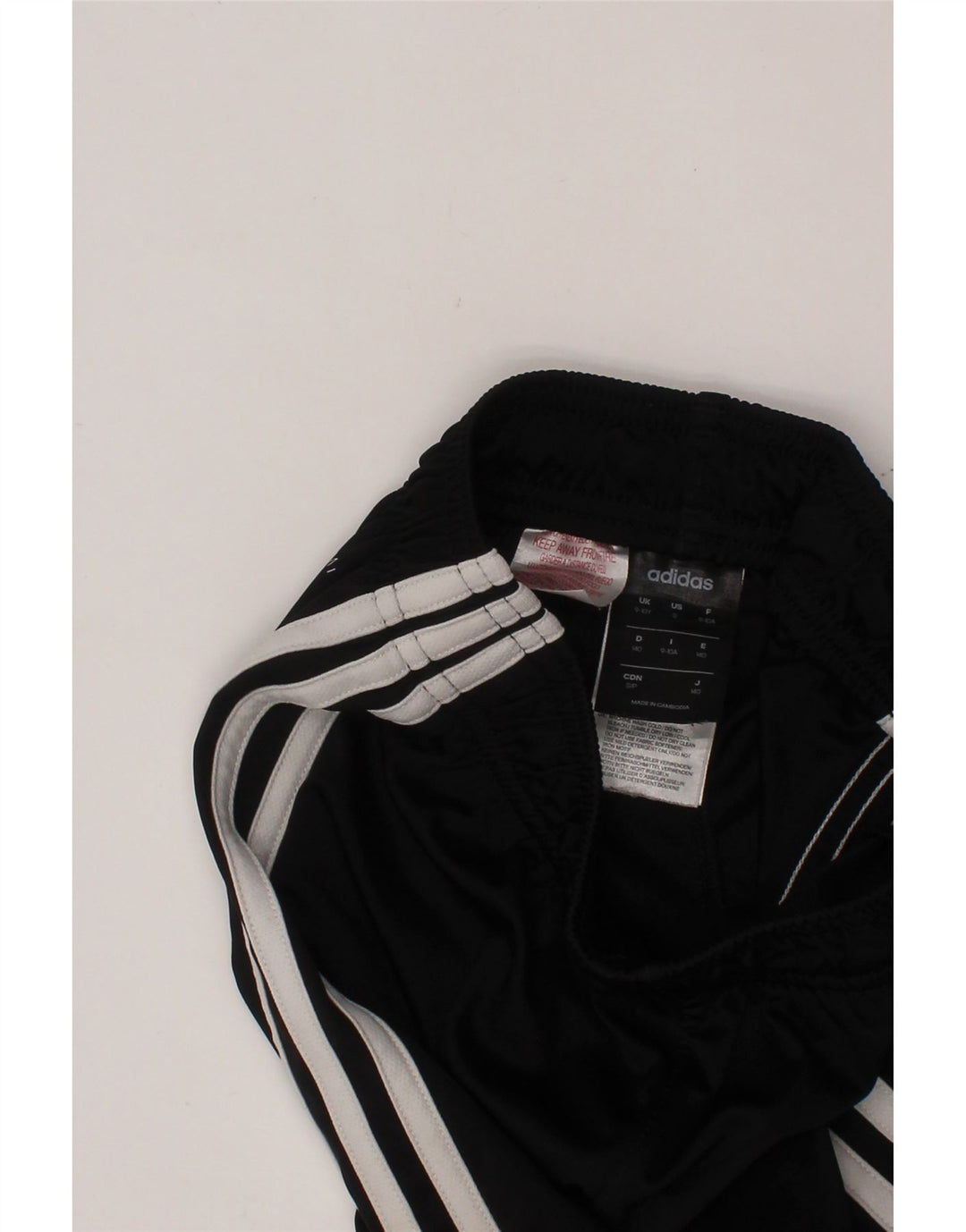 Shorts esportivos masculinos ADIDAS 9-10 anos preto poliéster