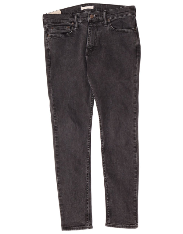 Abercrombie & Fitch Mens Jeans Super Skinny W32 L30 Algodão Cinza
