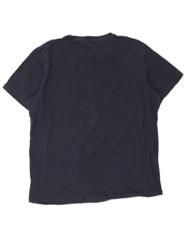 Camiseta gráfica masculina Jack & Jones Top 2XL Azul marinho