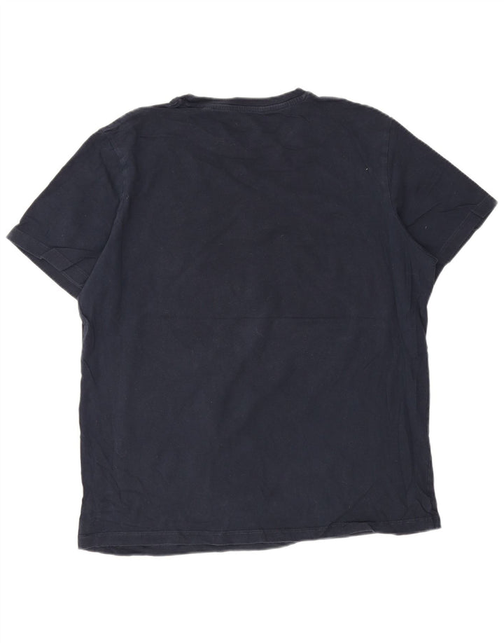 Camiseta gráfica masculina Jack & Jones Top 2XL Azul marinho
