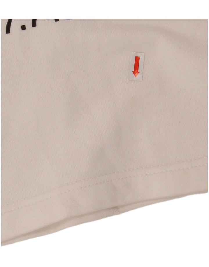 THE NORTH FACE Suéter feminino oversized com capuz e corte gráfico Reino Unido 6 XS branco