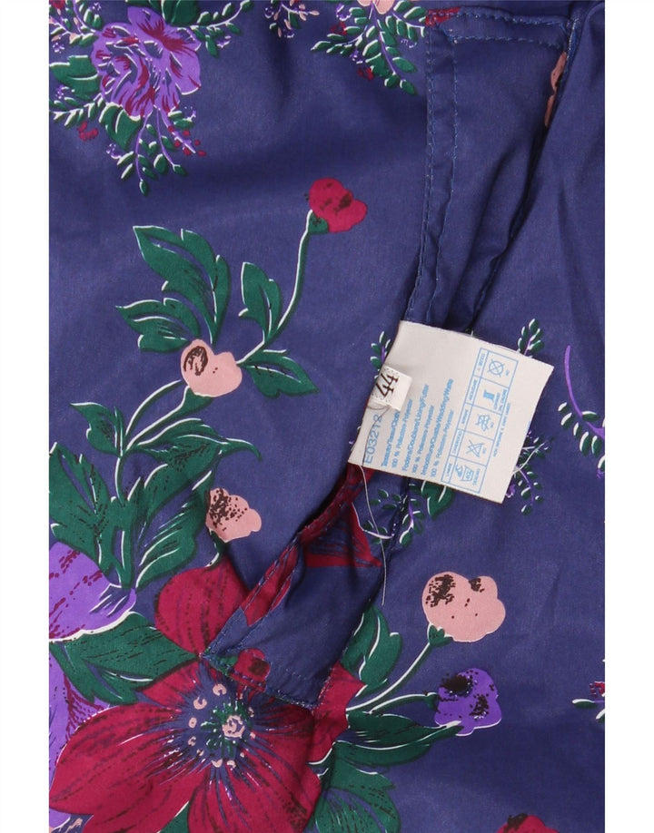 Jaqueta de esqui oversized reversível feminina Stratos EU 44 XL roxo poliéster