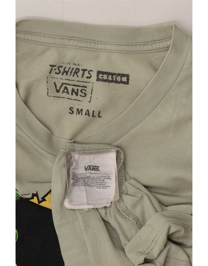 Camiseta Vans Masculina Graphic Top Pequeno Algodão Cinza